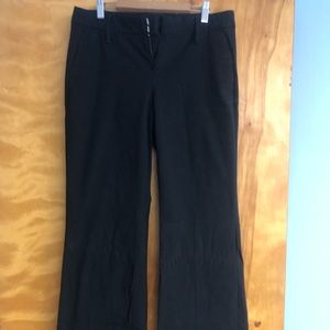 GAP straight fit black trousers